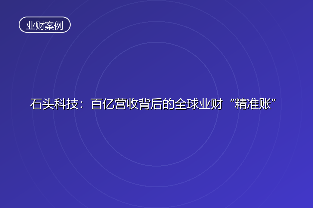 石头科技：百亿营收背后的全球业财“精准对账” 