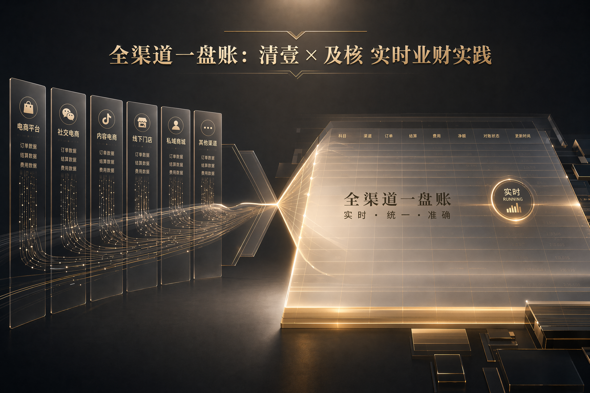 巨益及核标杆案例｜全渠道一盘账：清壹砍掉 15 天月结周期，业财数据毫秒级实时同步 